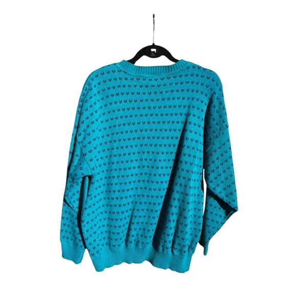 Jennifer Adams Vintae Made In The US Silly Goose Blue Sweater plus 22w 2xl - Picture 2 of 6